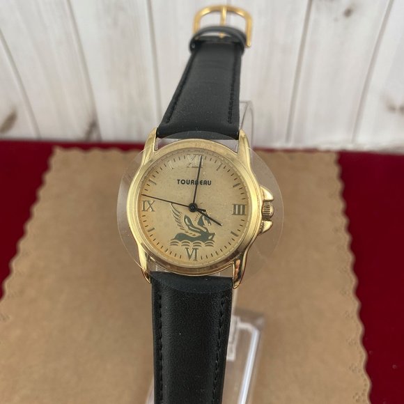 Special Tourneau Champagne Dial Pegasus Gold Watch Limited Edition - Picture 2 of 8